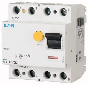 Диф автомат Eaton PF6 4P 63A