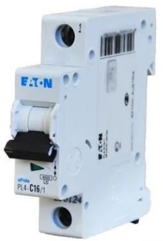 Автоматический выключатель PL4 C16/1 Eaton